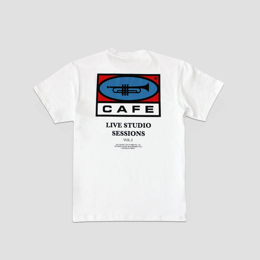 Skateboard Cafe "45" T-Shirt White