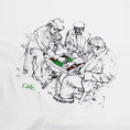 Load image into Gallery viewer, Skateboard Cafe Backgammon T-Shirt White
