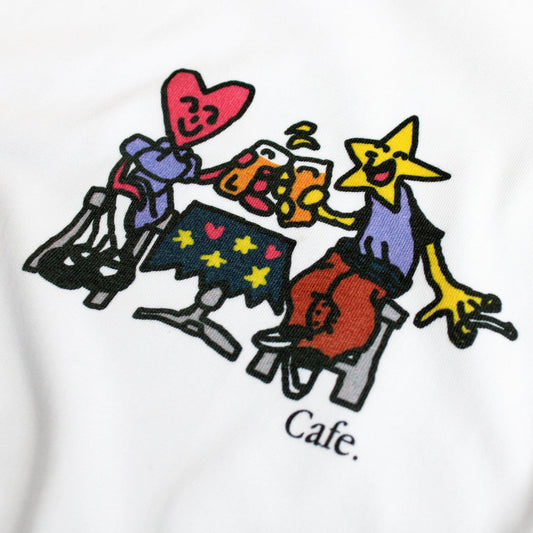 Skateboard Cafe "Cheers" T-Shirt White
