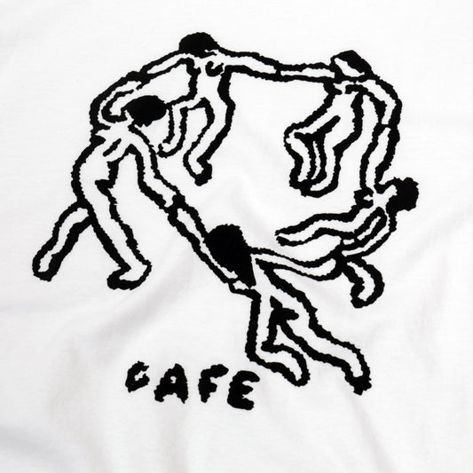 Skateboard Cafe Dance Circle T-Shirt White