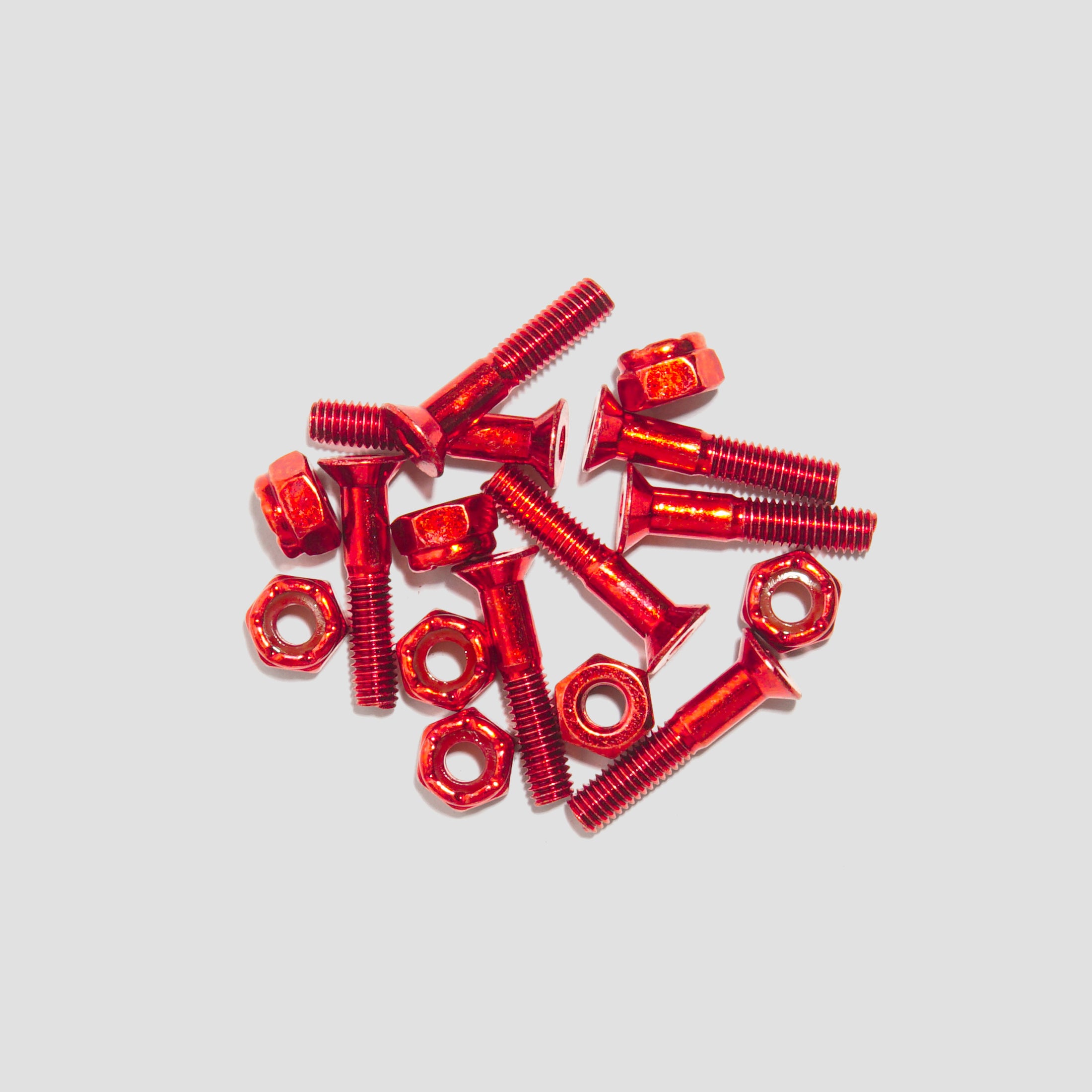 Slam City Skates 1 Inch Allen Skateboard Bolts Red