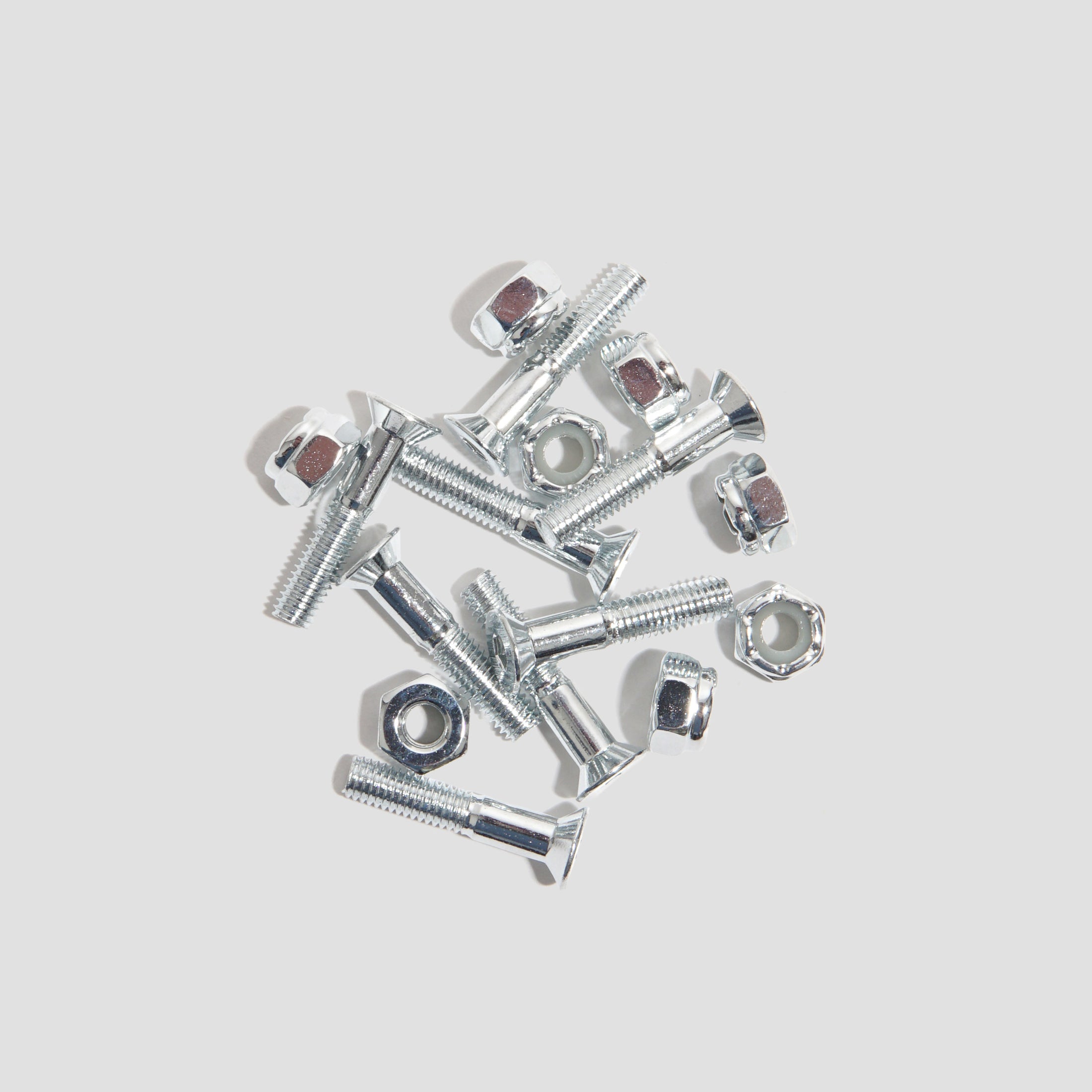 Slam City Skates 1 Inch Allen Skateboard Bolts Silver