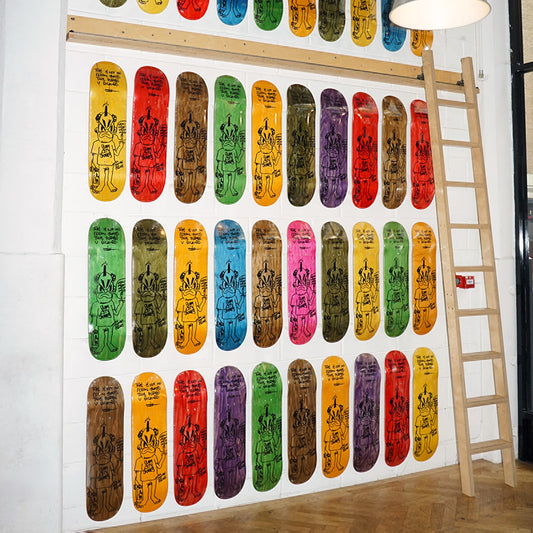 Slam City Skates x Slawn 8.00 No Pockets Skateboard Deck Assorted Colours