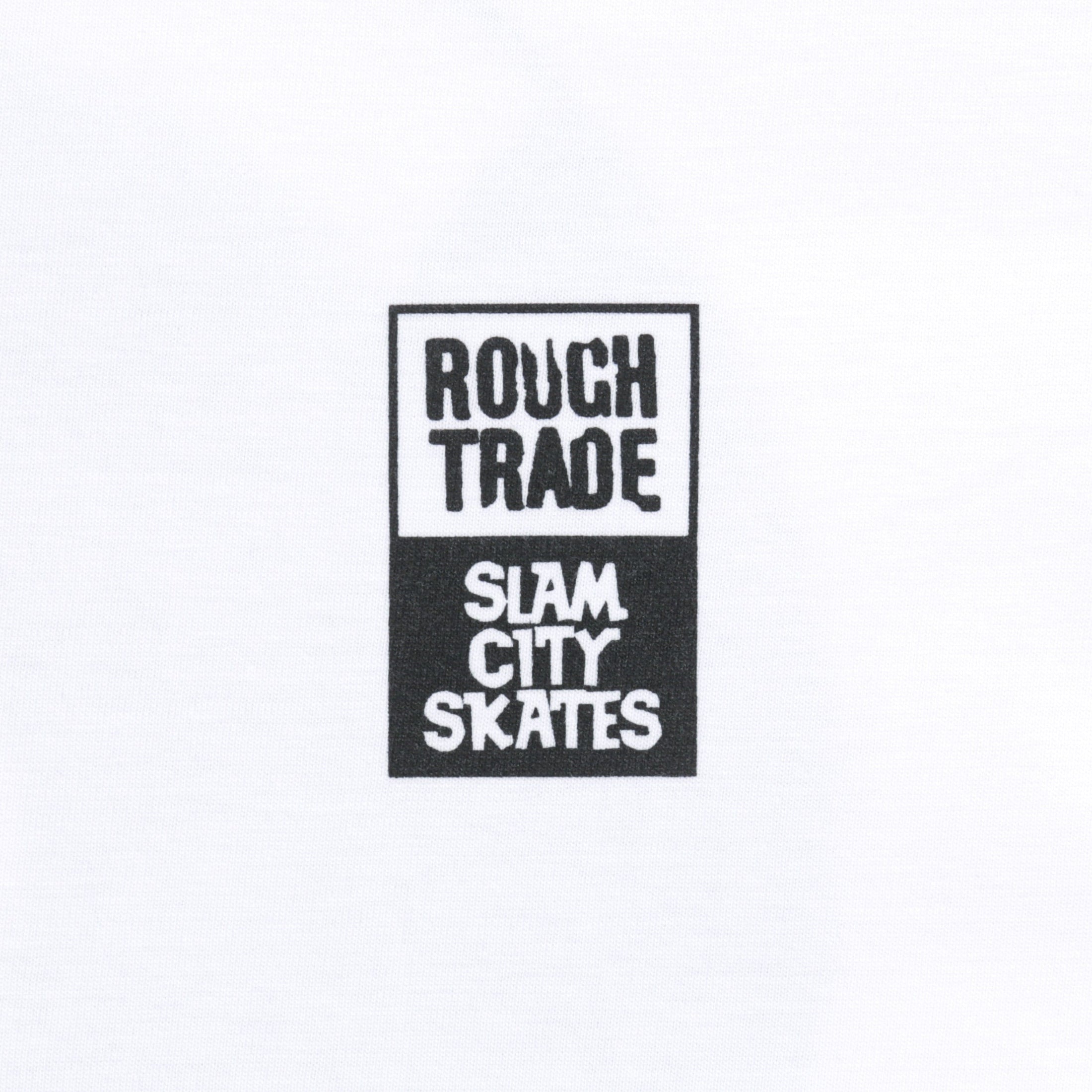 Slam City Skates X Rough Trade Lo-fi T-Shirt White