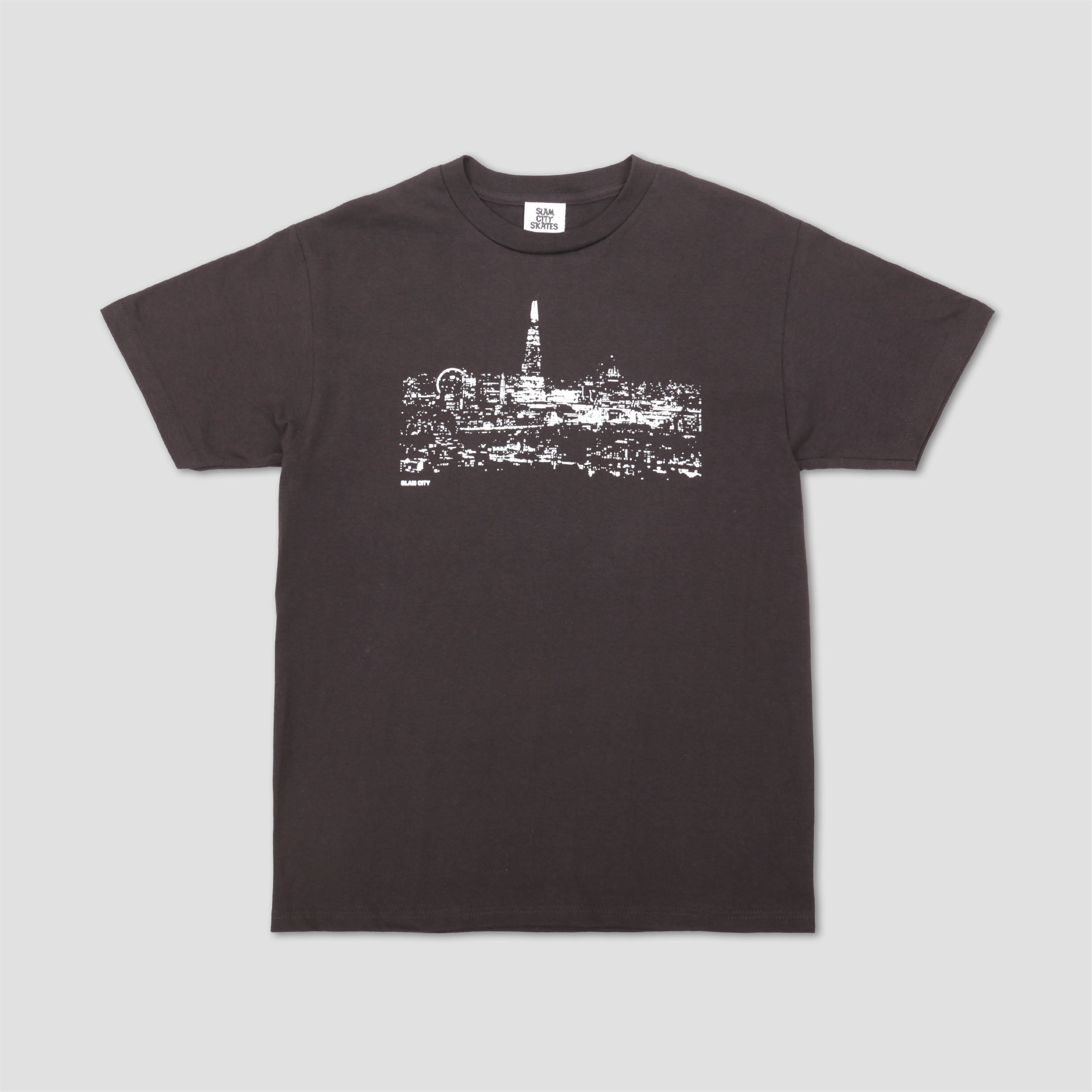 Slam City Skates Skyline T-Shirt Black