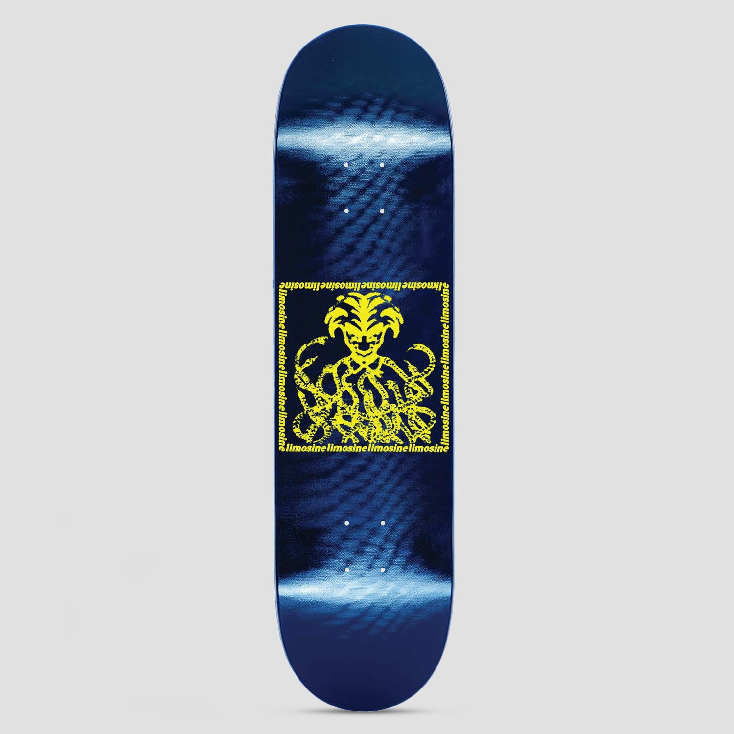 Blue skateboard decks
