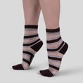 Load image into Gallery viewer, HUF Sheer Multi Stripe 1/4 Sock
