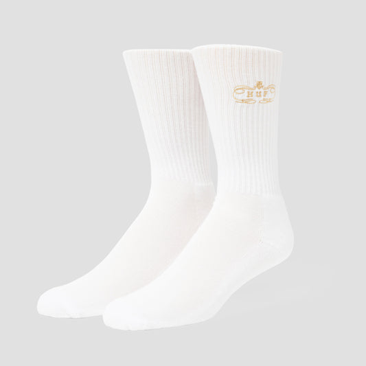 HUF Worldwide Clothiers Sock White