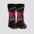 Load image into Gallery viewer, HUF RX-78 Glow Crew Sock Black
