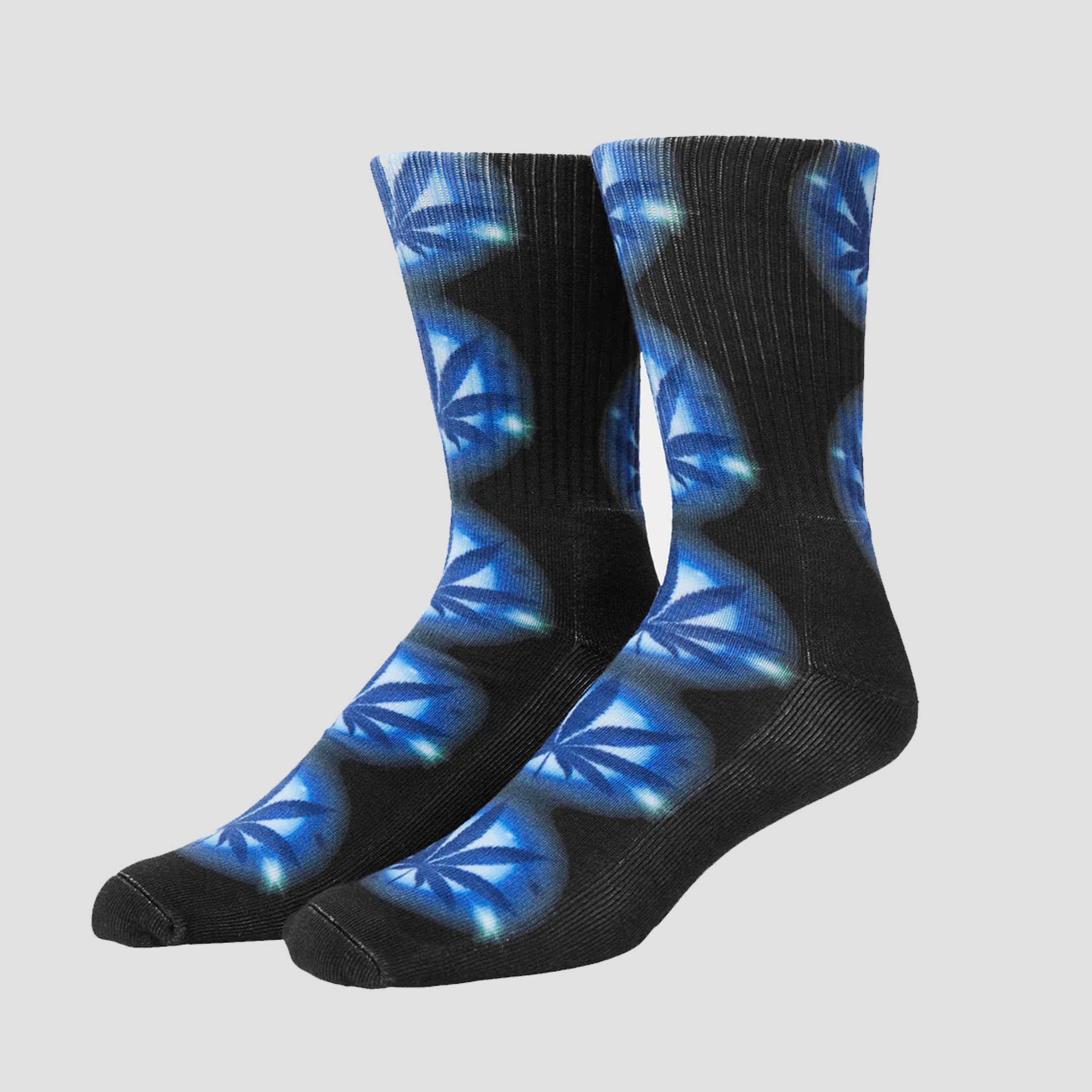 HUF Airbrush Digital Plantlife Sock Black / Blue