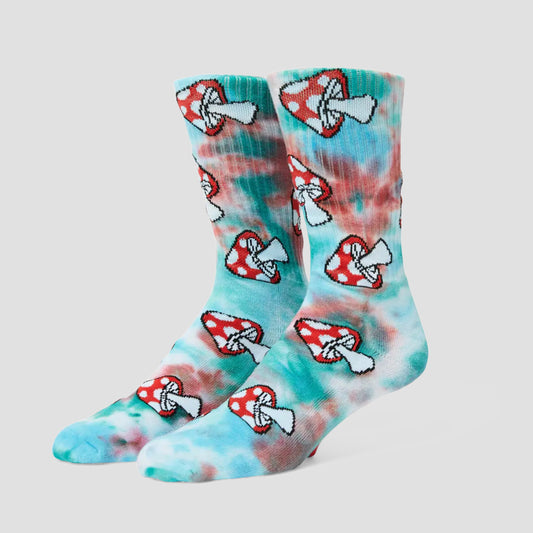 HUF Microdose Tiedye Sock Blue