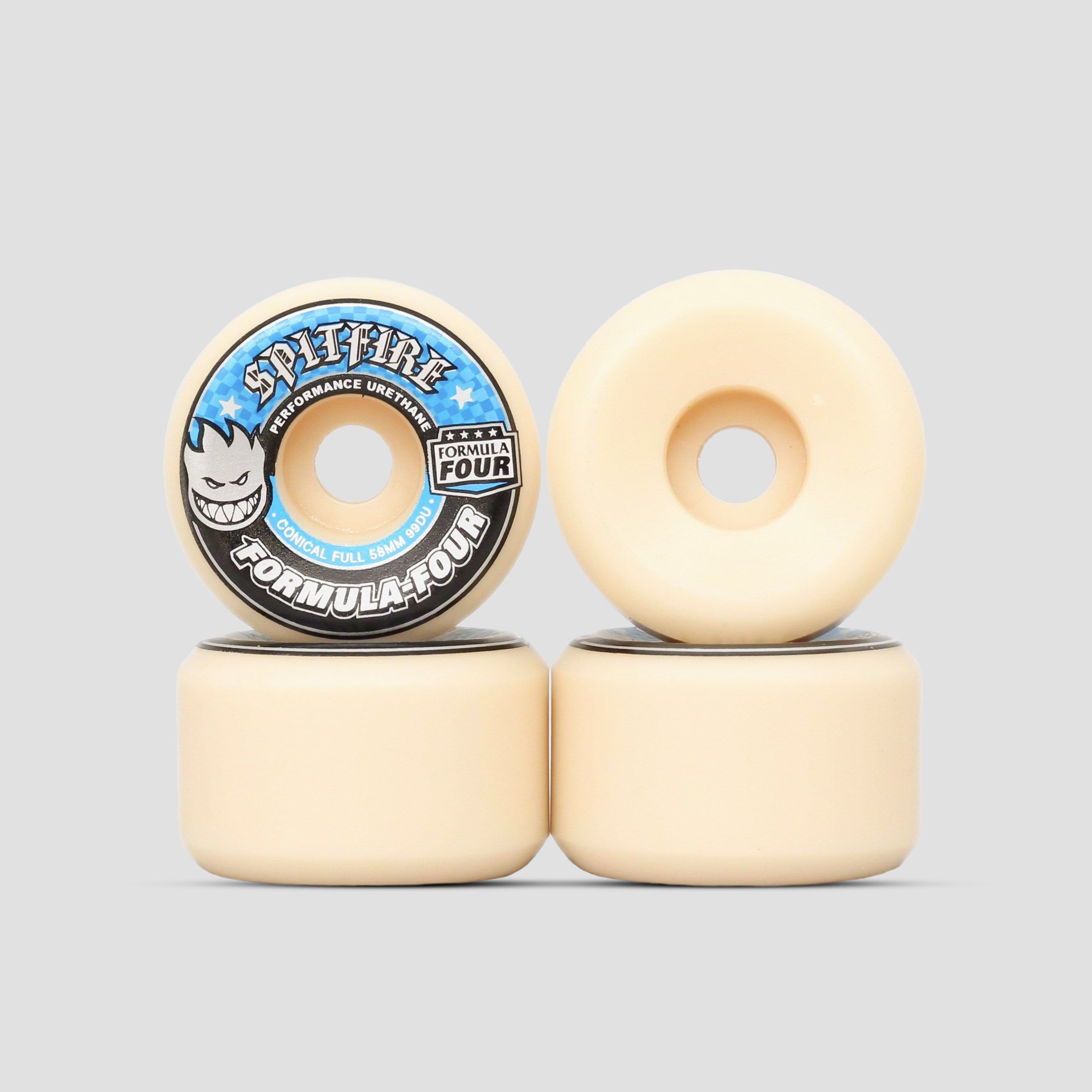 Spitfire 58mm 99DU Formula Four Conical Full Skateboard Wheels