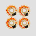 Load image into Gallery viewer, Spitfire 55mm Daan Pyrocat F4 99 Classic Skateboard Wheels Natural
