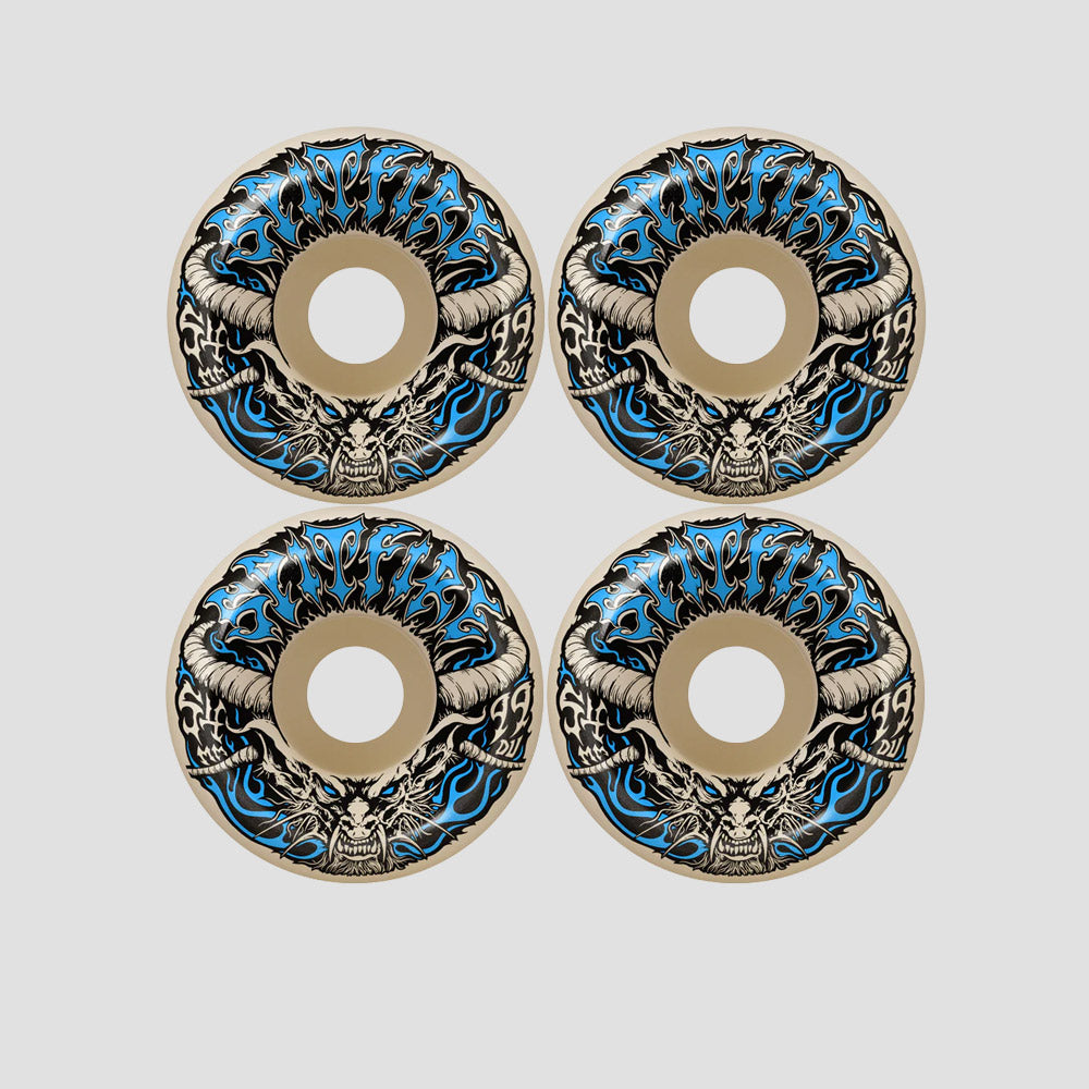 Spitfire 54mm Team Demon Redux F4 99 Conical Full Skateboard Wheels Natural