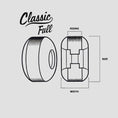 Load image into Gallery viewer, Spitfire x Thrasher 56mm Thrash & Burn 80Hd Classic Full Skateboard Wheels Black
