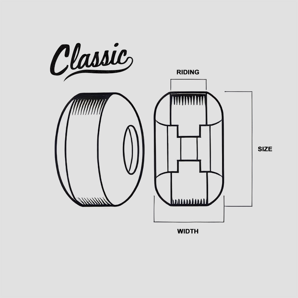 Spitfire 58mm F4 93DU Classics Skateboard Wheels