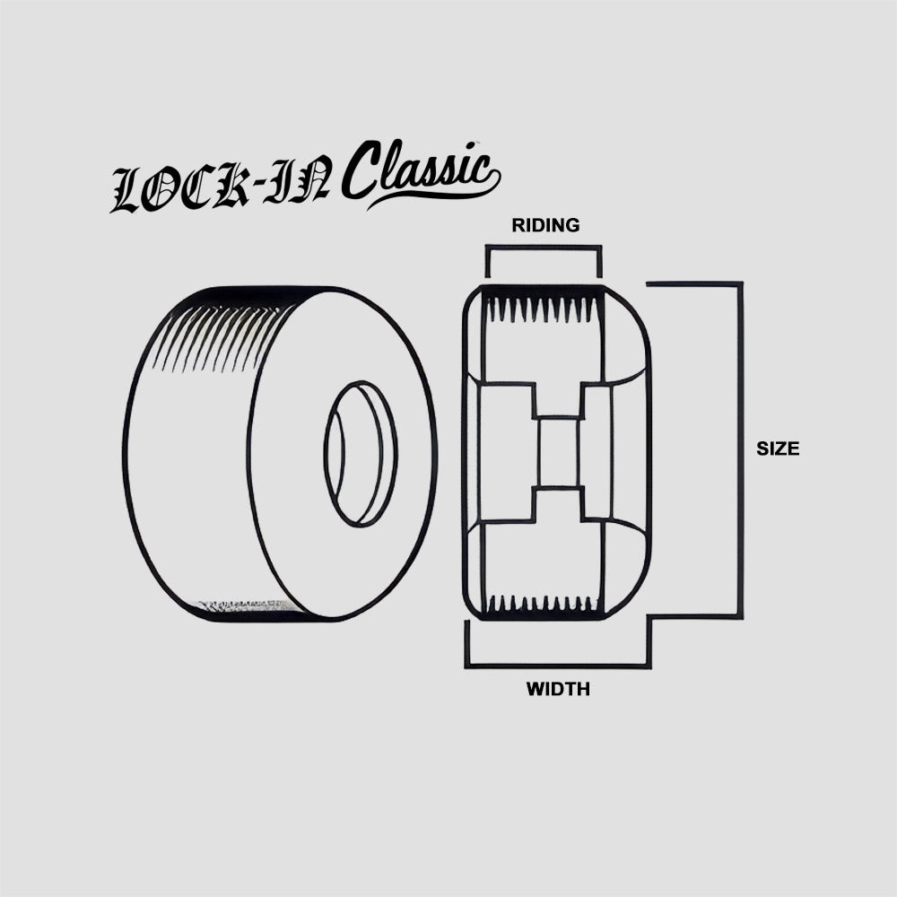 Spitfire 54mm F4 93 Ishod Lock-In Classic Skateboard Wheels Natural