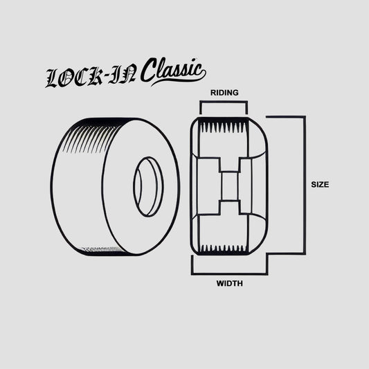 Spitfire 55mm F4 93 Ishod Lock-In Classic Skateboard Wheels Natural