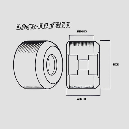 Spitfire 54mm 99DU Formula Four Lock In Full Skateboard Wheels Natural
