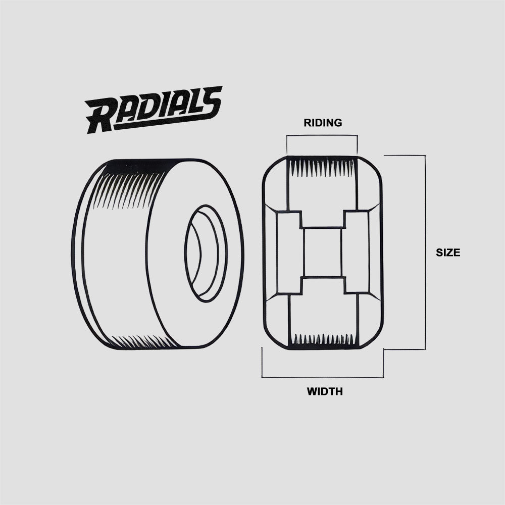 Spitfire 58mm Formula Four Soft Sliders Skateboard Wheels 93DU Radials