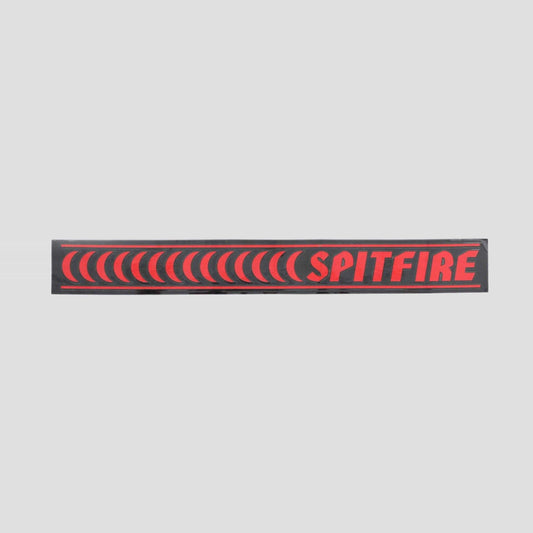 Spitfire Barred Medium Sticker Red