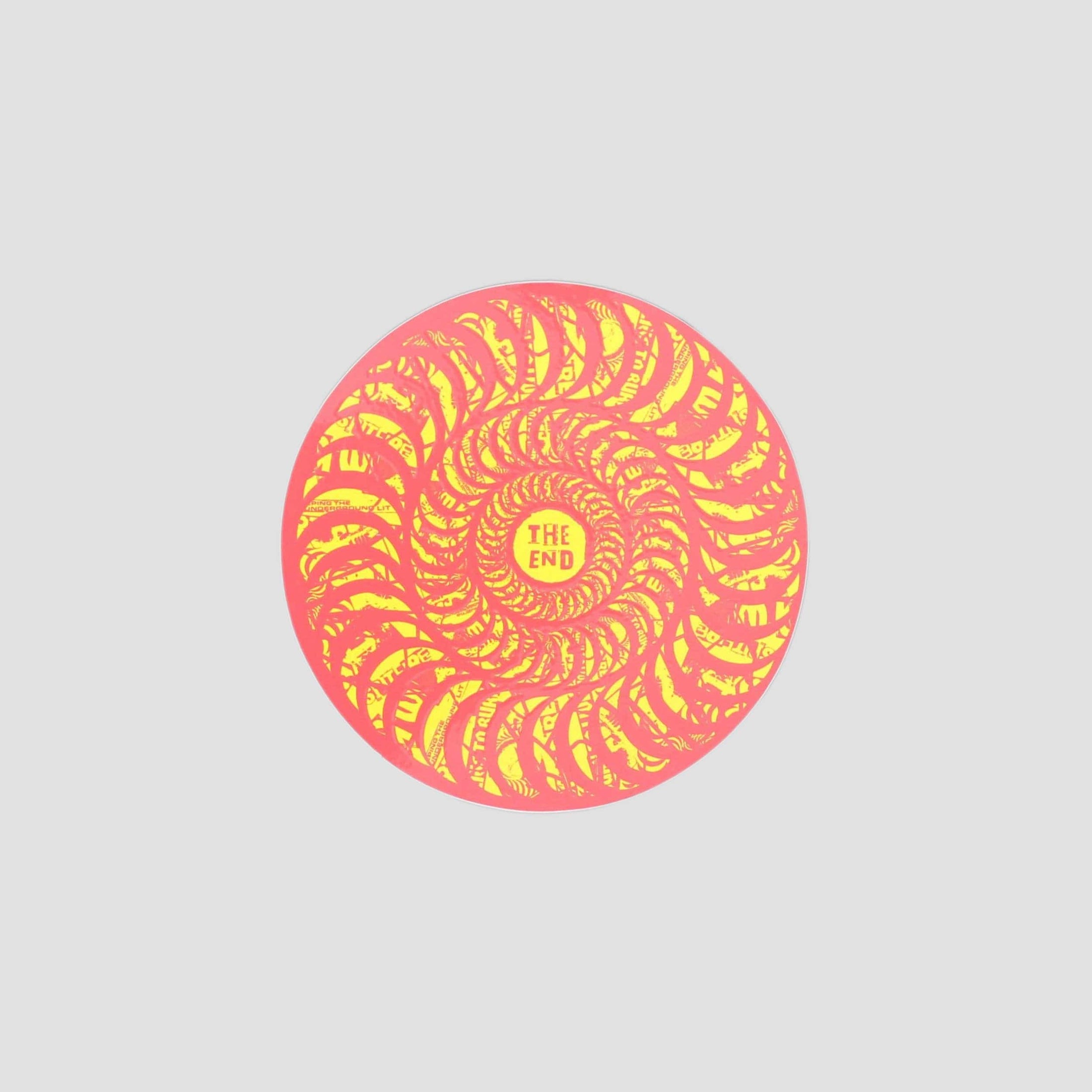 Spitfire Ransom Swirl Medium Sticker Red/Yellow