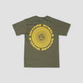 Load image into Gallery viewer, Spitfire Classic Vortex T-Shirt Military Green / Yellow
