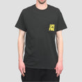 Load image into Gallery viewer, Spitfire Clean Cut Pocket T-Shirt Black / Yellow
