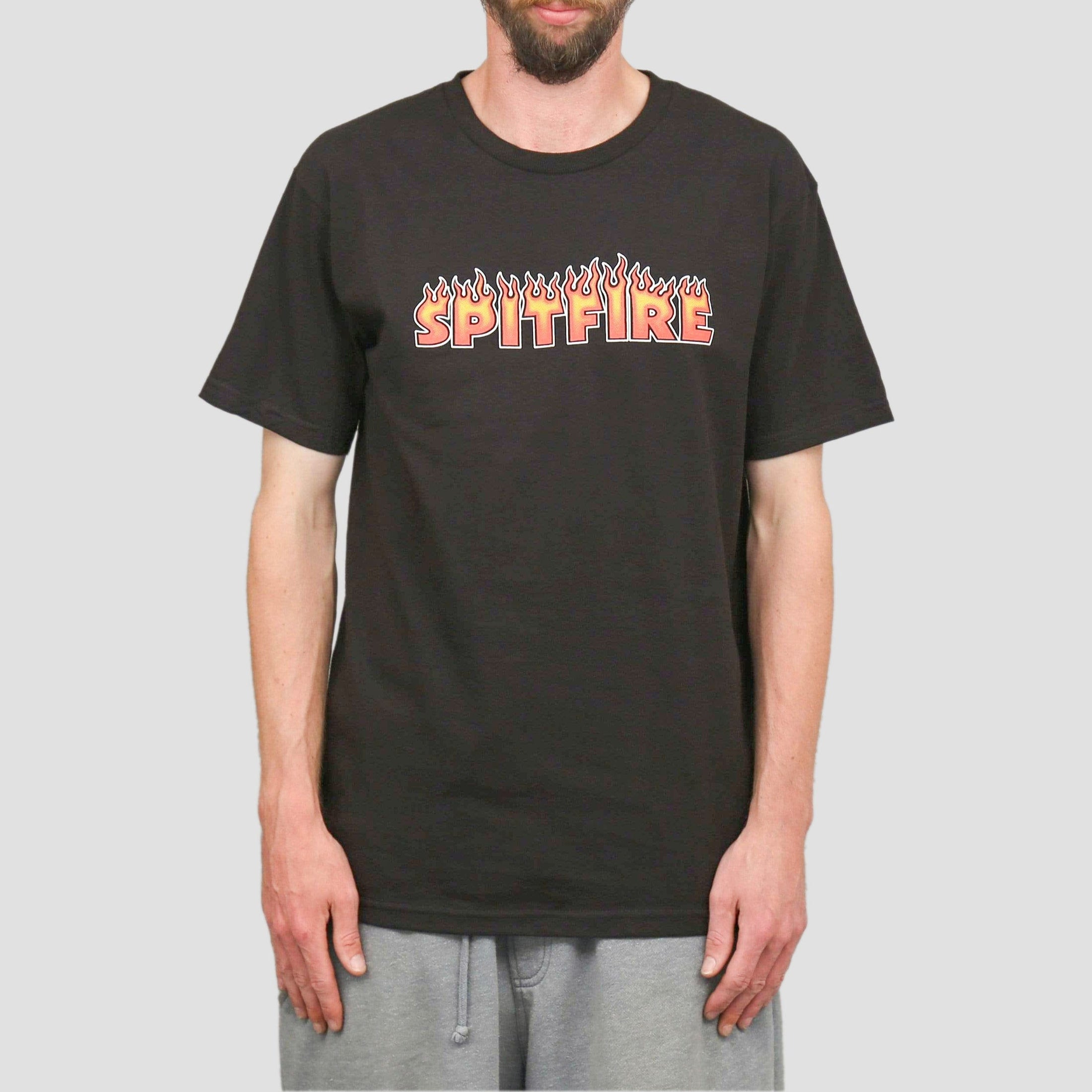 Spitfire Flash Fire T-Shirt Black