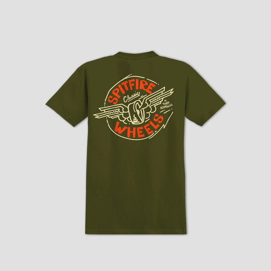 Spitfire Gonz Flying Classic T-Shirt Military Green