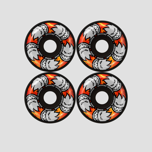 Spitfire 56mm Team Multiball F4 99 OG Classic Skateboard Wheels Black
