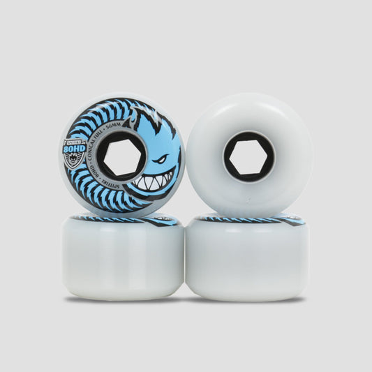 Spitfire 56mm 80HD Charger Conical Clear / Blue Soft Wheels