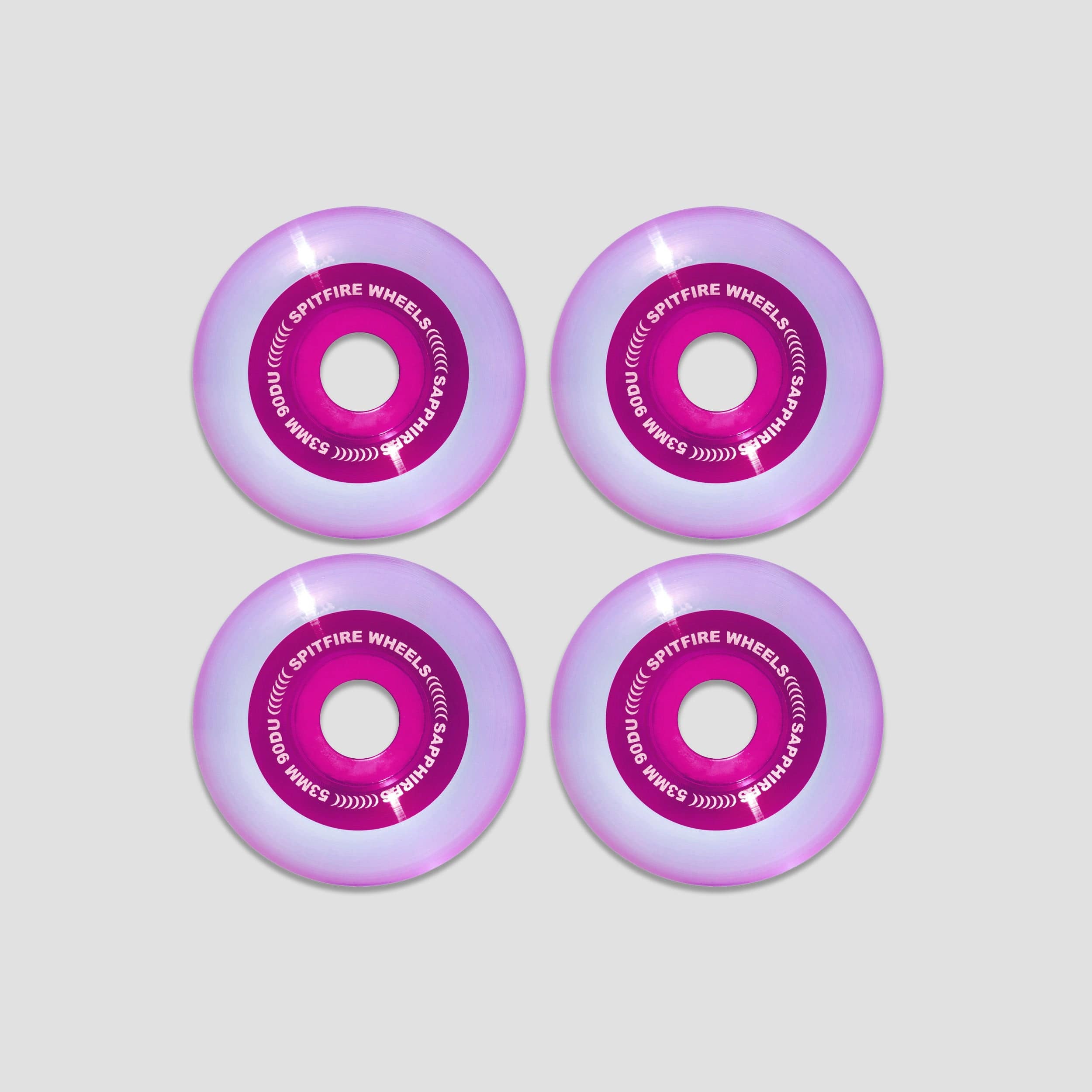 Spitfire 58mm 90a Sapphires Radial Skateboard Wheels Purple – Slam