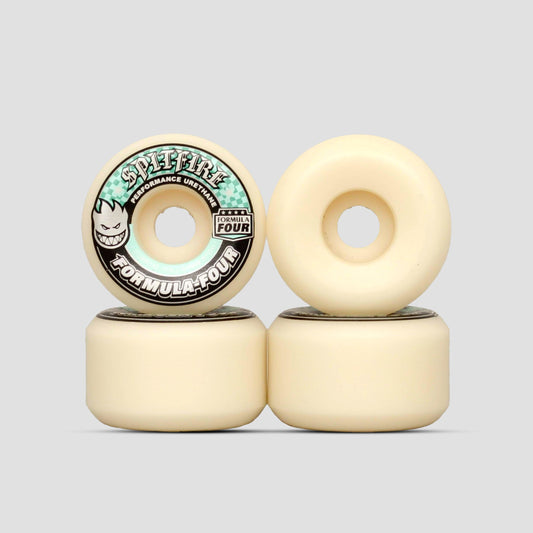 Spitfire 54mm 97DU Formula Four Conical Full Skateboard Wheels Natural