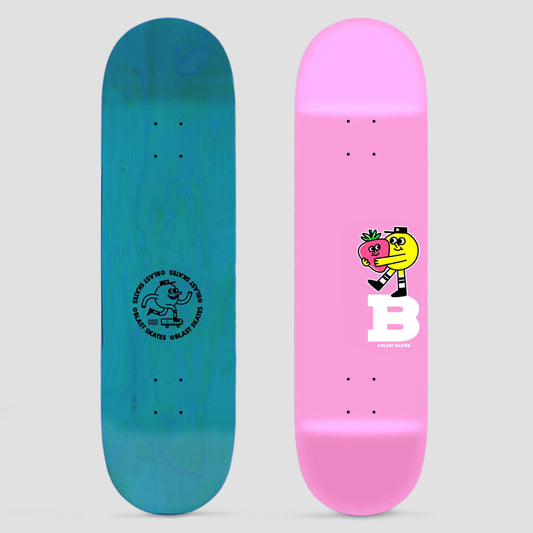 Blast Skates 8.25 Strawberry Scent Popsicle Skateboard Deck Pink
