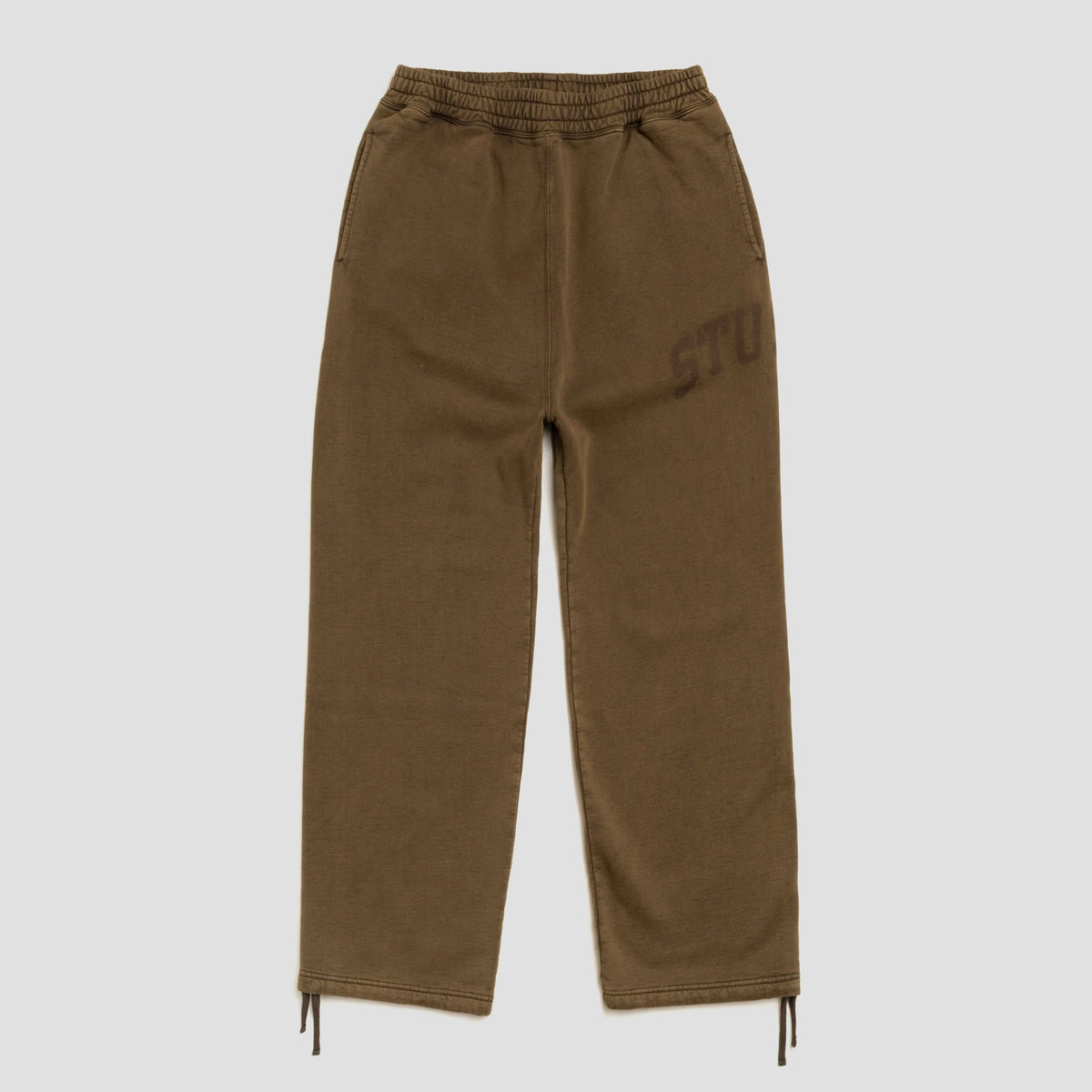 Stussy Faded Graphic Fleece Pant Olive