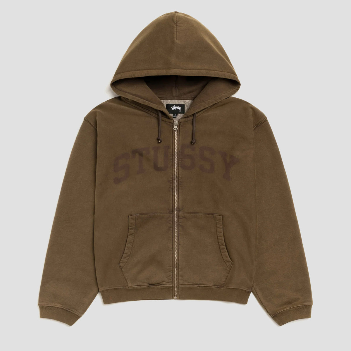 Stussy Faded Graphic Zip Hood Olive