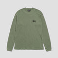 Load image into Gallery viewer, Stussy Raglan Thermal Longsleeve T-Shirt Sage
