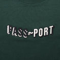 Load image into Gallery viewer, PassPort Sunken Logo Embroidery T-Shirt Forest Green
