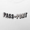 Load image into Gallery viewer, PassPort Sunken Logo Embroidery T-Shirt White
