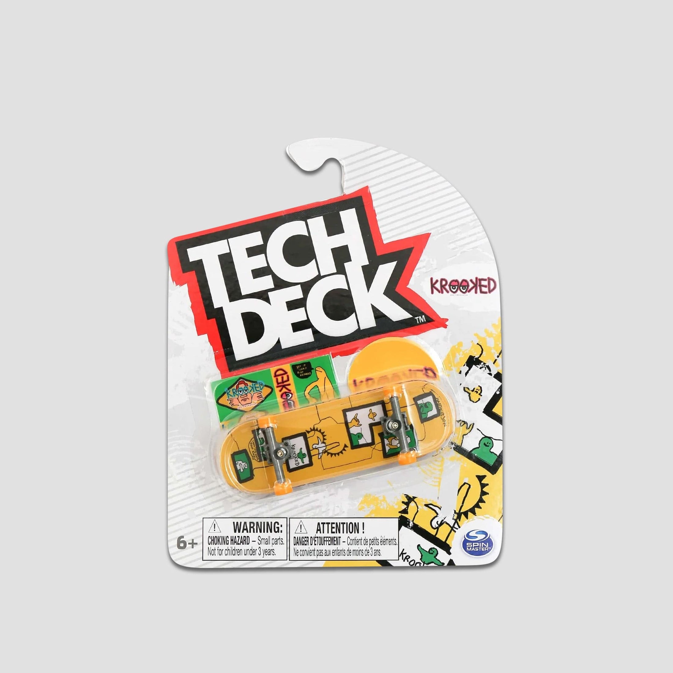 Tech Deck 96mm Krooked Anderson Frames Fingerboard Yellow