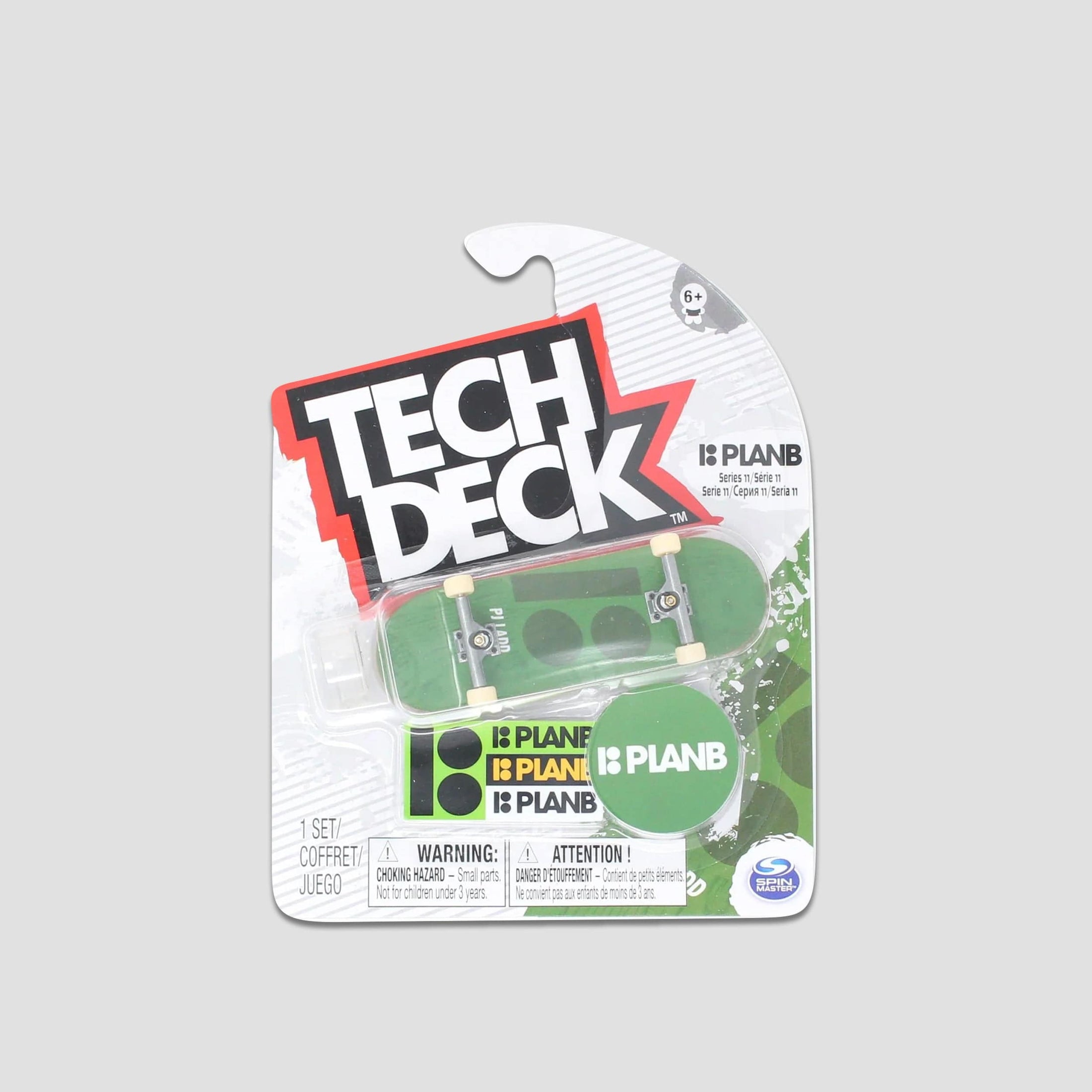 Tech Deck 96mm Plan B PJ Ladd Fingerboard Green