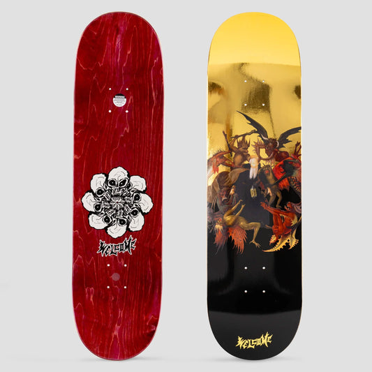 Welcome 8.75 Torment Popsicle Skateboard Deck Gold