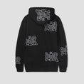 Load image into Gallery viewer, Butter Goods Tour Zip Hood Black
