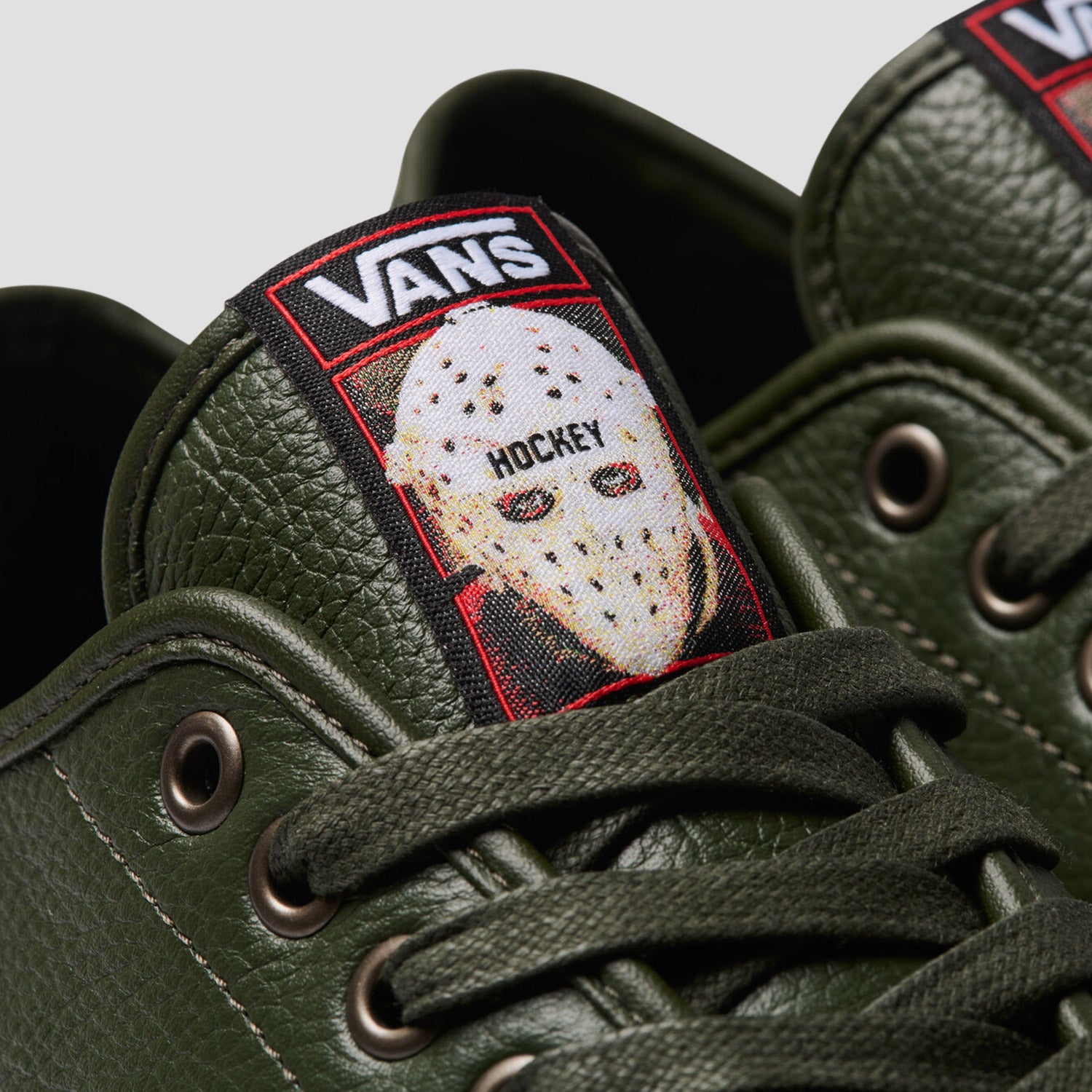 Vans X Hockey Skate AVE Classic Skate Shoes Green / Black