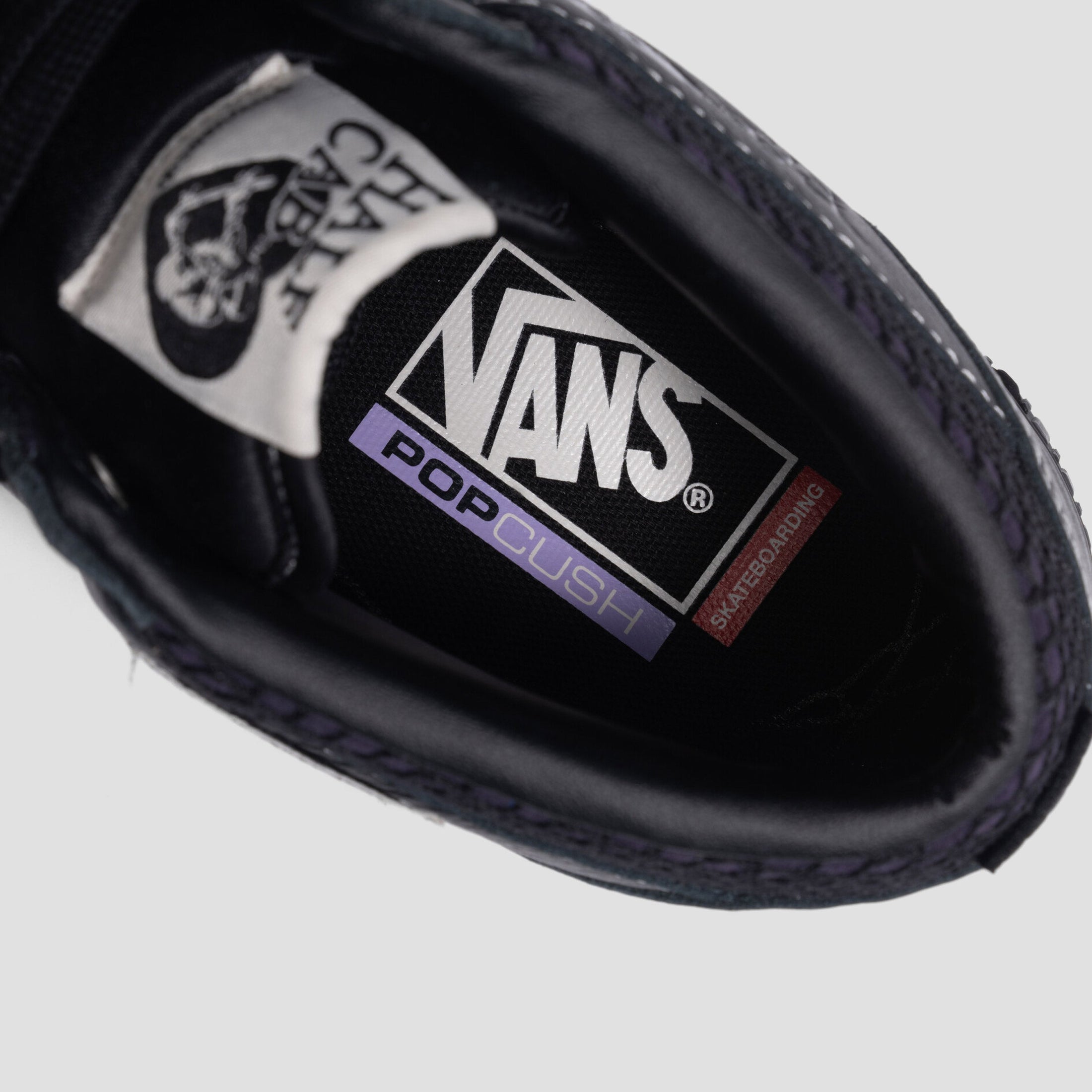 Vans X Passport Skate Half Cab Skate Shoes Black / Purple