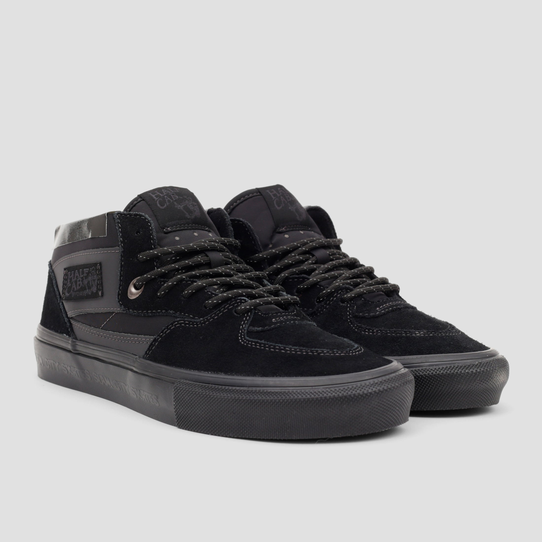 Vans X Slam City Skates X Slam Half Cab Skate Shoes Reflective Black