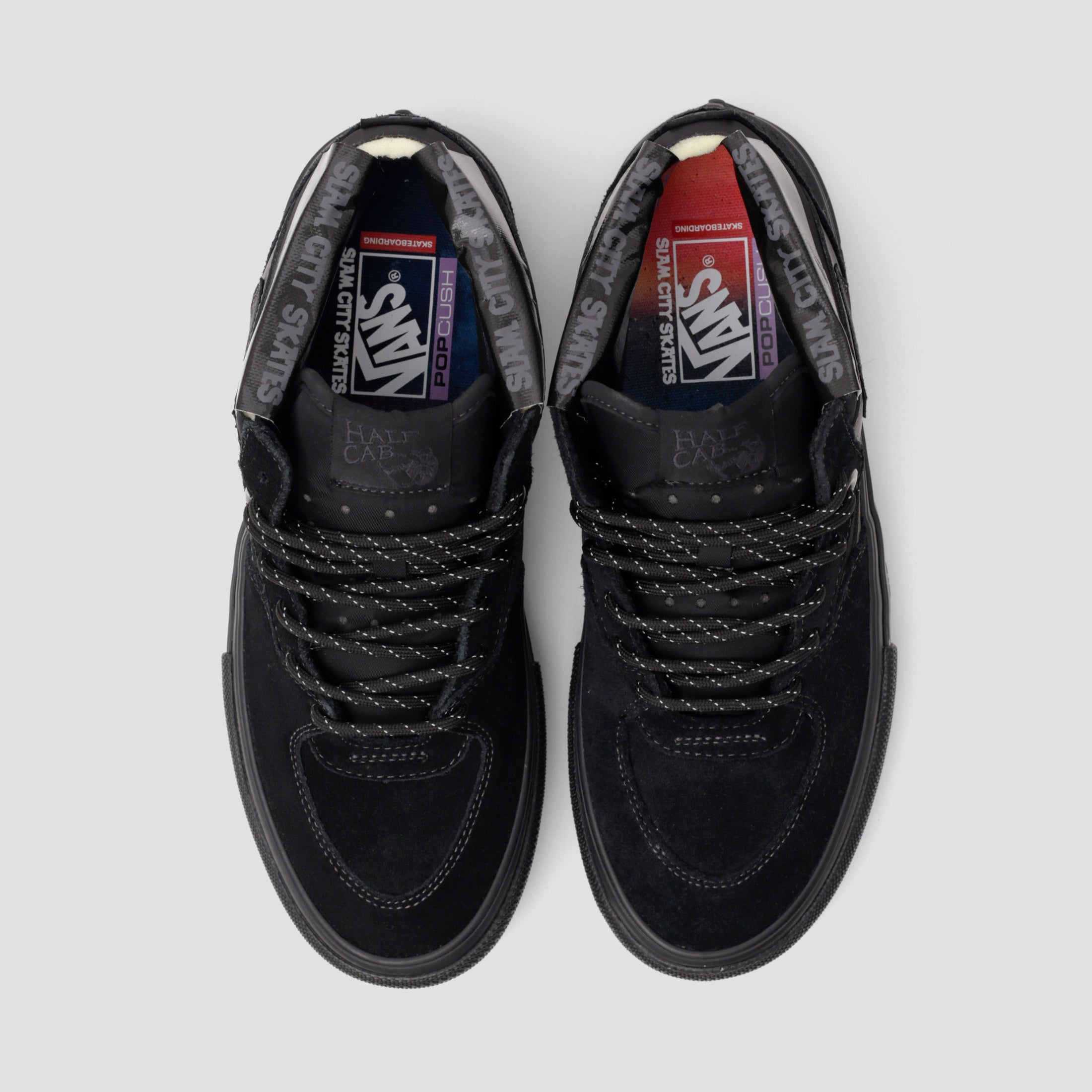 Vans X Slam City Skates X Slam Half Cab Skate Shoes Reflective Black