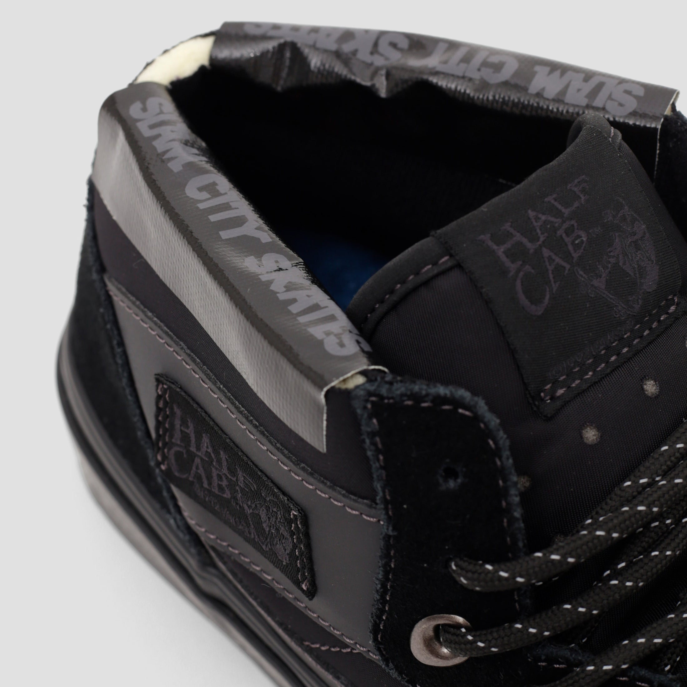 Vans X Slam City Skates X Slam Half Cab Skate Shoes Reflective Black
