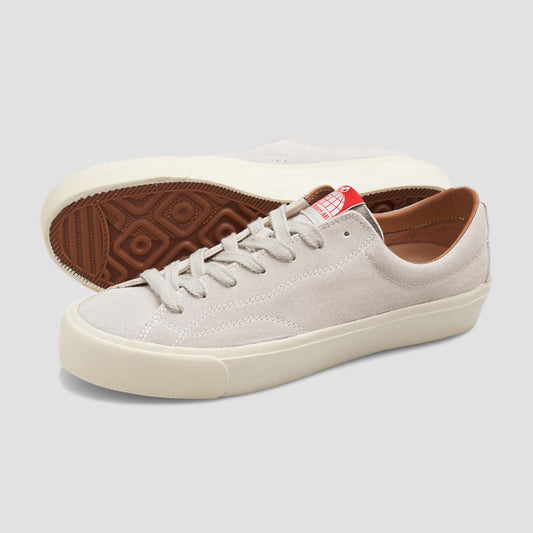 Last Resort AB VM003 Low Suede Skate Shoes White / White